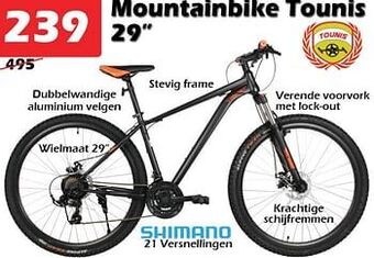 iTEK Mountainbike tounis 29 aanbieding