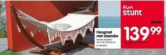 Fun Hangmat met staander aanbieding