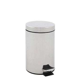 Leen Bakker V-part pedaalemmer Classic - zilver - 3l - Leen Bakker aanbieding