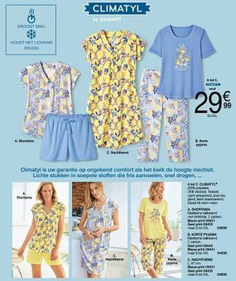 Damart Shortama aanbieding
