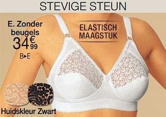 Damart Beha zonder beugels, breed elastisch maagstuk aanbieding