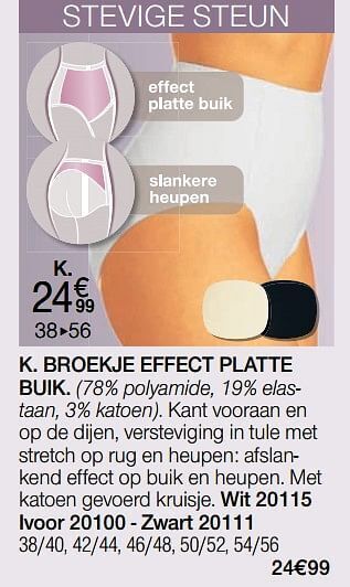 Damart Broekje effect platte buik aanbieding