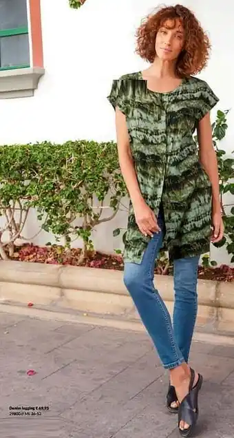 Denim legging