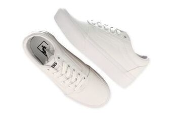 Berca Shoes Vans Sneaker Laag Dames Wm Ward Platform Canvas - Wit aanbieding