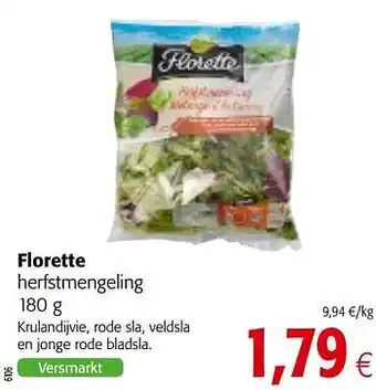 Colruyt Florette herfstmengeling 180 g aanbieding