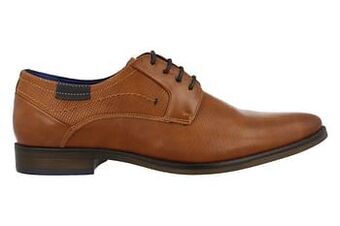 Berca Shoes Bottesini Veterschoen Heren - Cognac aanbieding