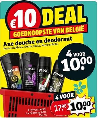 Kruidvat Deospray gold aanbieding