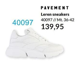 Leren sneakers