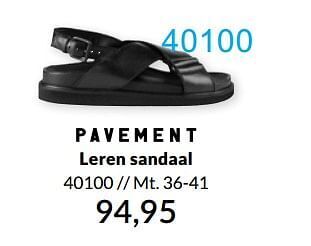Bon Ap Leren sandaal aanbieding