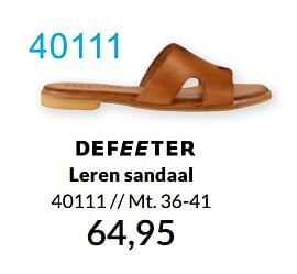 Leren sandaal