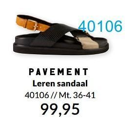 Bon Ap Leren sandaal aanbieding