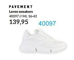 Leren sneakers