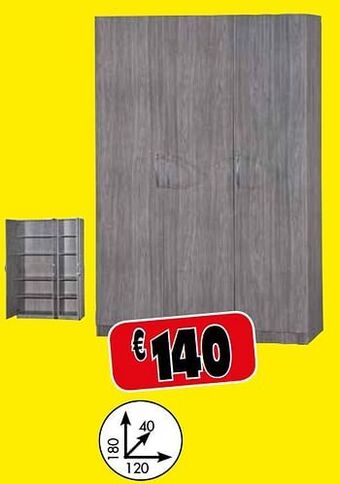 Budget Meubelen Kleerkast aanbieding