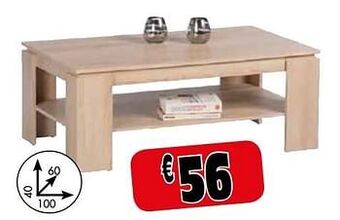 Budget Meubelen Salontafel aanbieding
