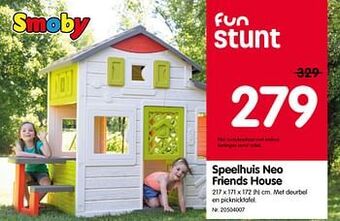 Fun Speelhuis neo friends house aanbieding