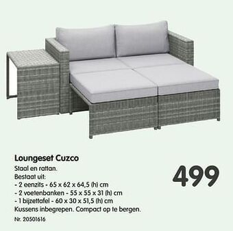 Fun Loungeset cuzco aanbieding