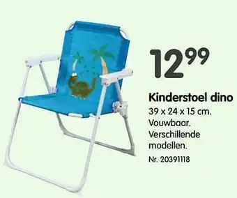 Fun Kinderstoel dino aanbieding
