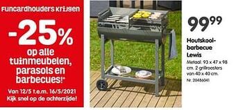Fun Houtskoolbarbecue lewis aanbieding