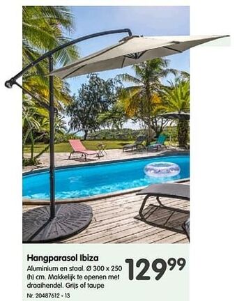 Hangparasol ibiza