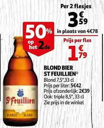Blond Bier St Feuillien