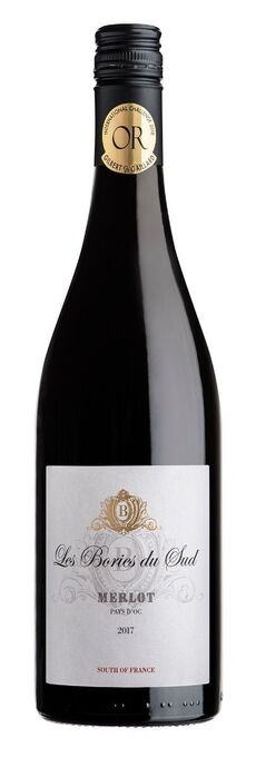 Prik en Tik Les Bories du Sud Merlot fles 75cl aanbieding