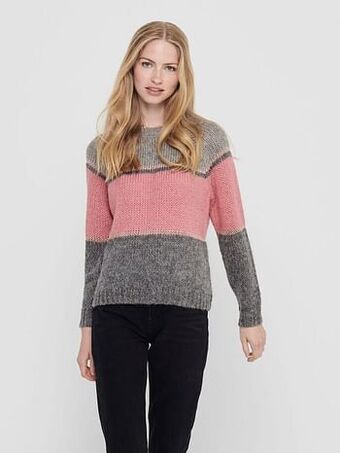 Berca Shoes Only Trui Only Gebreide Trui Terrie - Grijs aanbieding