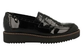 Berca Shoes Hee! Mocassin Dames Volledig Leder Trend Moccasin - Zwart aanbieding
