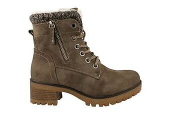 Berca Shoes Supremo Bottine Dames Shoes and Boots - Taupe aanbieding