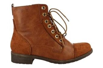 Berca Shoes Sun & Shadow Bottine Dames - Cognac aanbieding