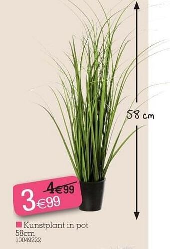 Yess Kunstplant in pot aanbieding