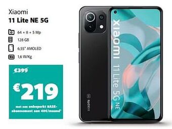 Base Xiaomi 11 lite ne 5g aanbieding