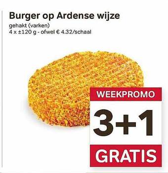 Bon Ap Burger Op Ardense Wijze aanbieding