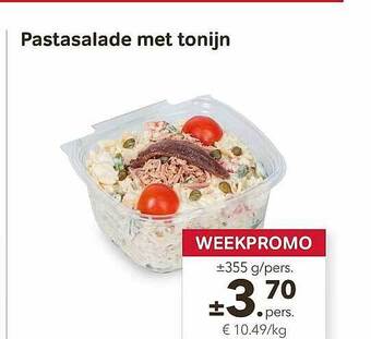 Bon Ap Pastasalade Met Tonijn aanbieding