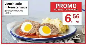 Vogelnestje In Tomatensaus Gehakt Varken Rund