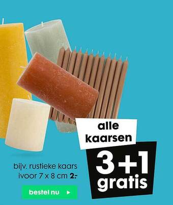 HEMA Kaarsen aanbieding