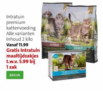 Intratuin Intratuin Premium Kattenvoeding aanbieding