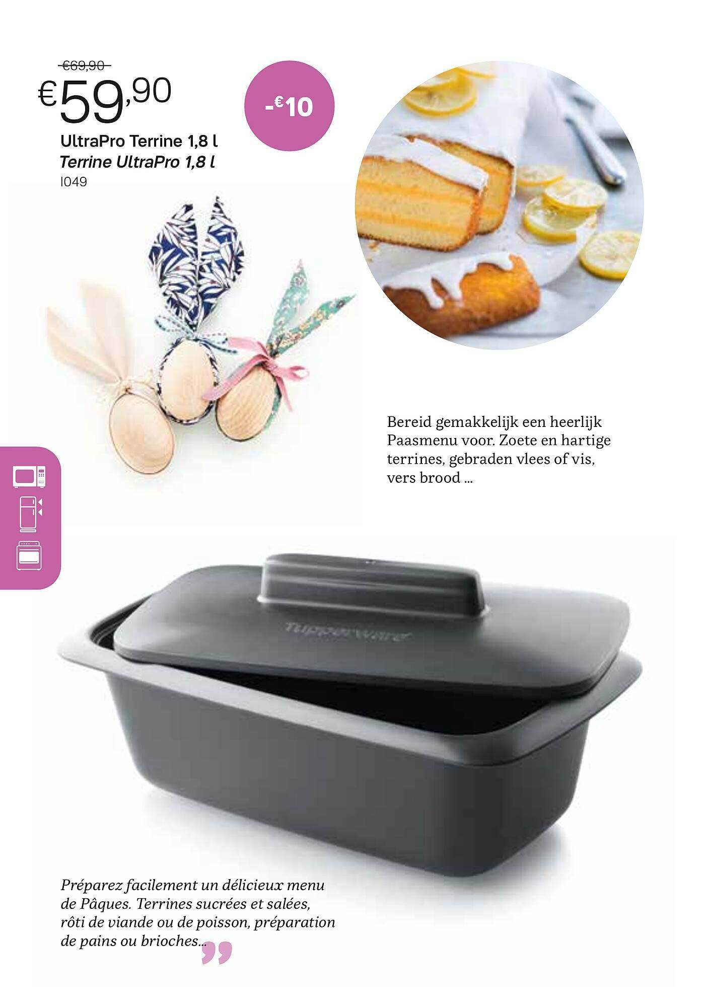 Ultrapro Terrine promotie bij Tupperware