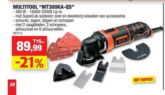 Hubo Multitool aanbieding
