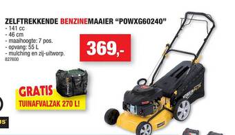 Hubo Zelftrekkende Benzinemaaier aanbieding