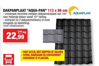 Dakpanplaat Aqua Pan