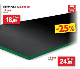 Hubo Betonplex aanbieding
