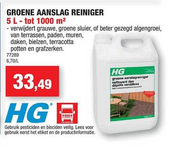 Hubo Groene Aanslag Reiniger aanbieding