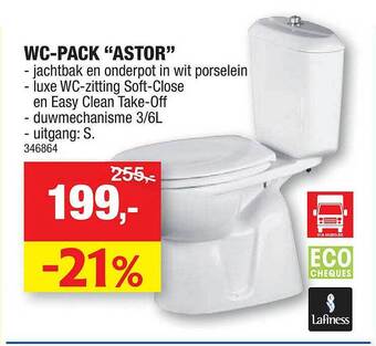 Hubo Wc Pack Astor aanbieding