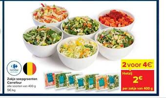 Carrefour Zakje Soepgroenten aanbieding