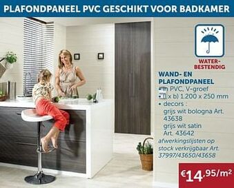 Wand- en plafondpaneel