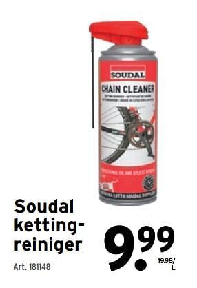 GAMMA Soudal kettingreiniger aanbieding