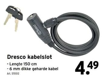 GAMMA Dresco kabelslot aanbieding