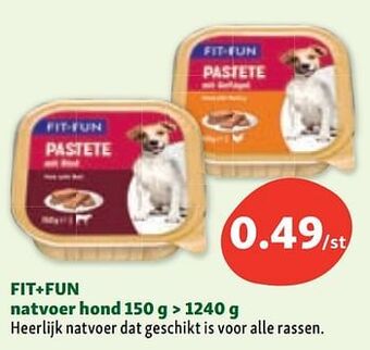 Maxi Zoo Fit+fun natvoer hond aanbieding