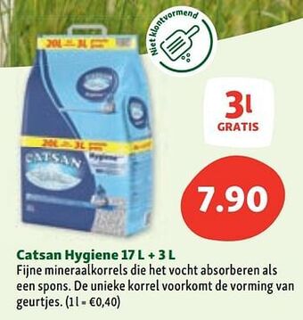 Maxi Zoo Catsan hygiene aanbieding