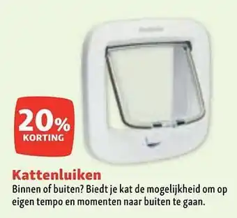 Kattenluiken 20% korting